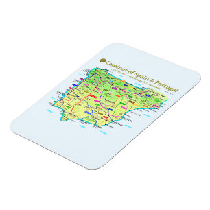 Íman Magnete flexível de mapa de aminomoedas
