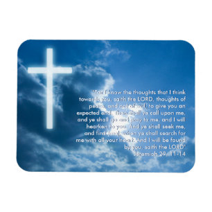 Íman Magnete Inspiracional - Jeremiah 29; 11-14