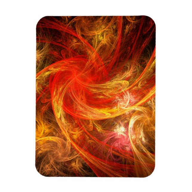 Íman Magnete Premium de Abstrato Art Firestorm (Vertical)