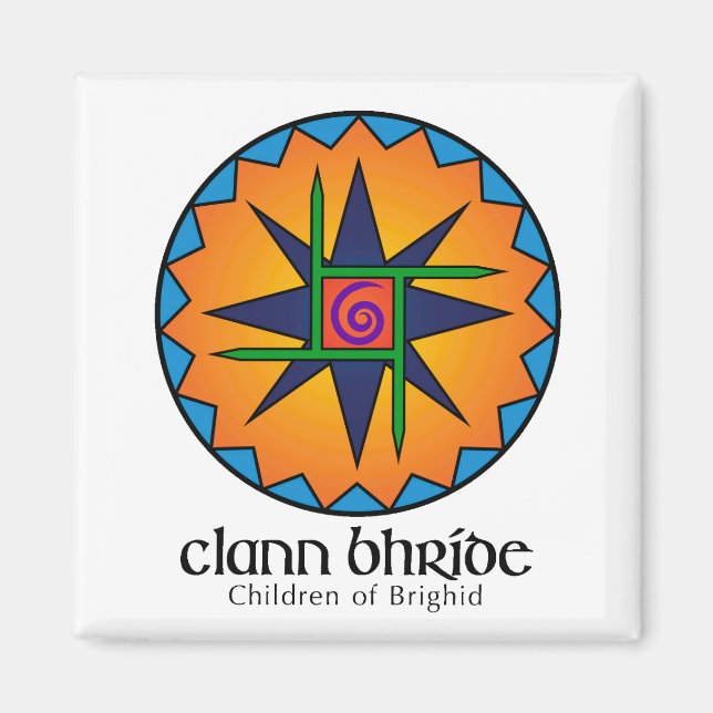 Íman Magnete Quadrado de Rolagem de Clann (Frente)
