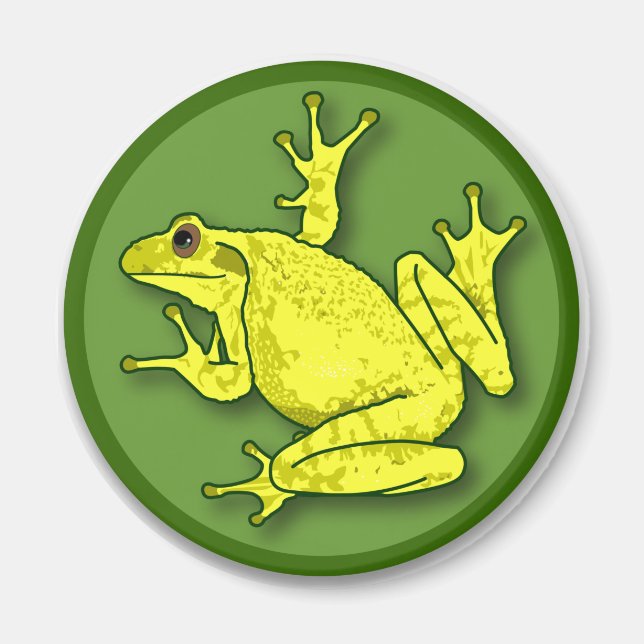 Íman Magnete Sapo Amarelo (Frente)