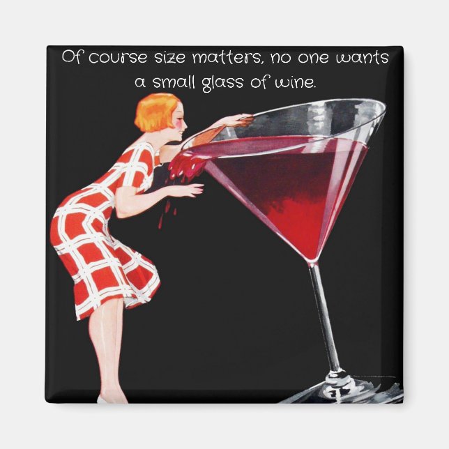 Íman Magnética do Vinho (Frente)