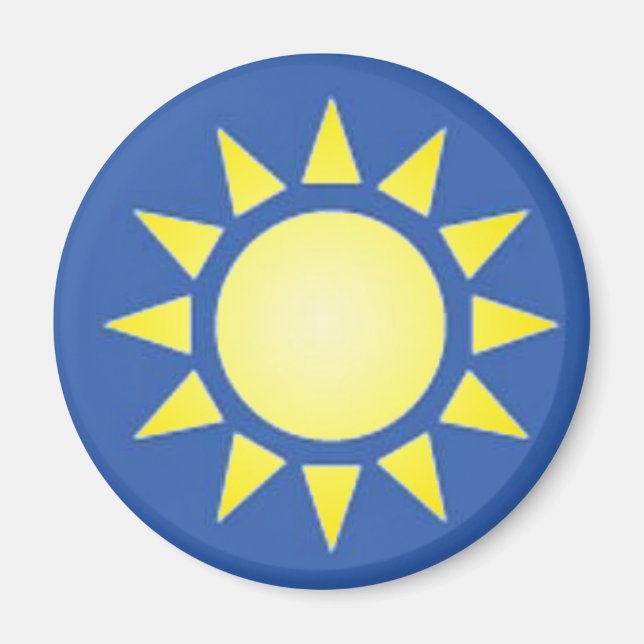 Íman Magnético Amarelo (Frente)