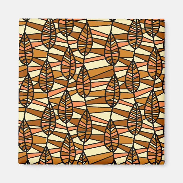 Íman Magnético de outono Retroativo (Frente)