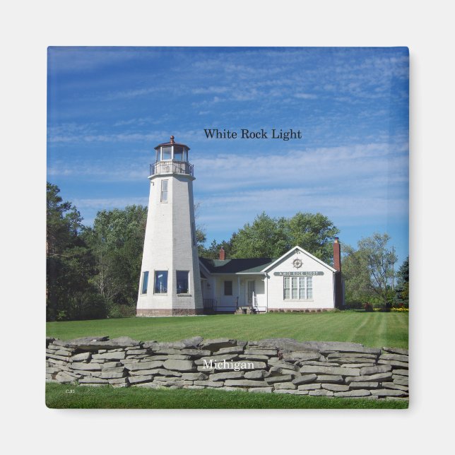 Íman Magnético White Rock Light (Frente)