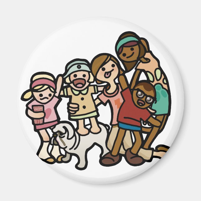 Íman magnetismo familiar. (Frente)