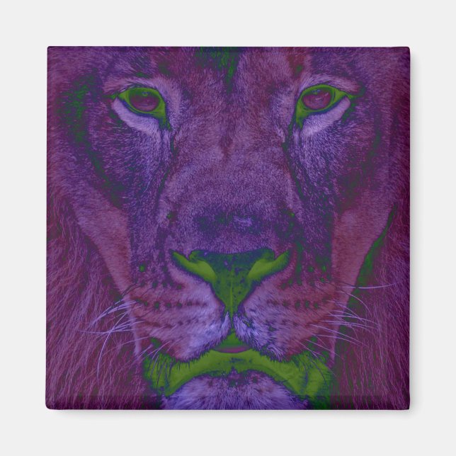 Íman Magneto abstrato Lion (Frente)