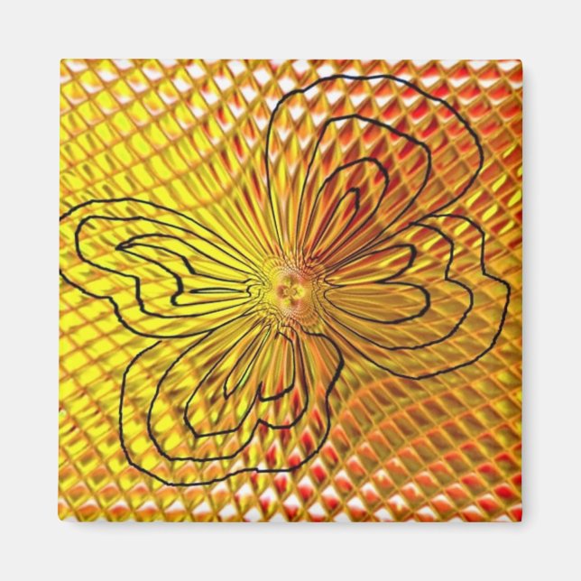 Íman Magneto da Borboleta Honeycomb (Frente)