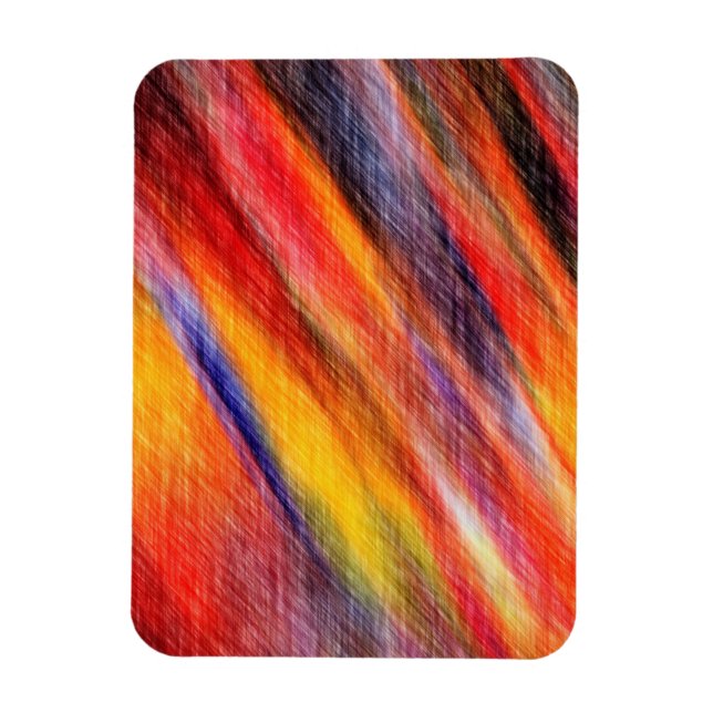 Íman Magneto de Arte com Abstrato sunset (Vertical)