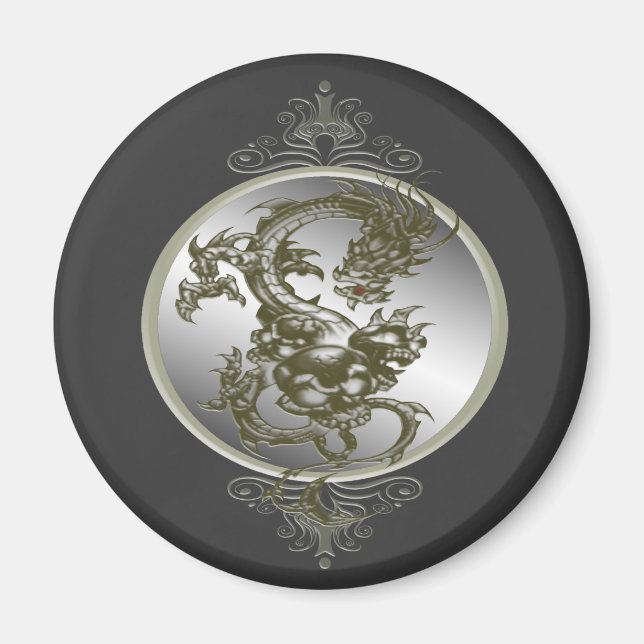 Íman Magneto de Dragão de Aço (Frente)