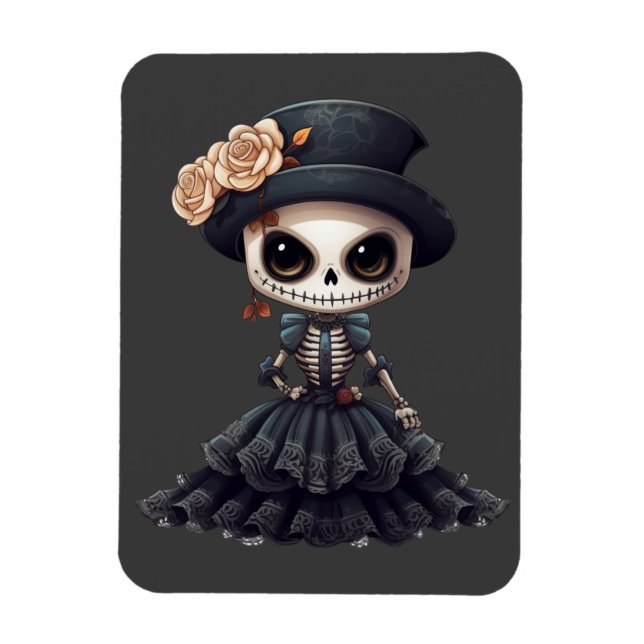 Íman Magneto de Esqueleto Steampunk (Vertical)