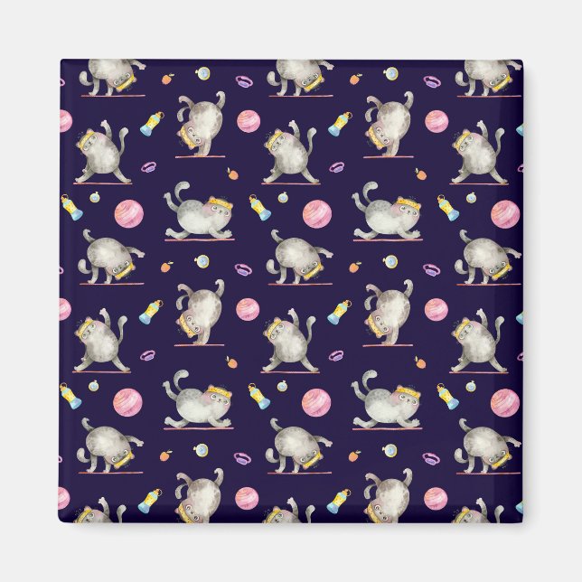 Íman Magneto de Gato de malhação (Frente)