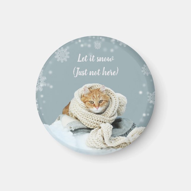 Íman Magneto de Gato de Neve (Frente)