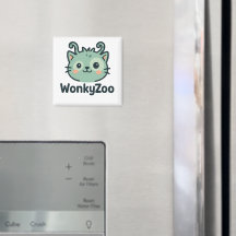 Magneto de Gato de Zoo Wonky | Engraçado Decor de 