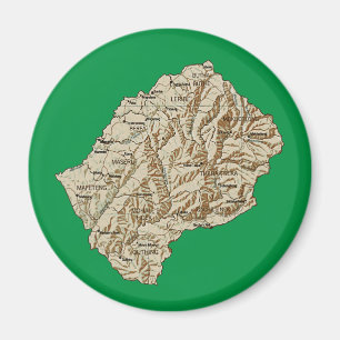 Íman Magneto de Mapa do Lesoto