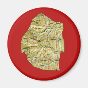 Íman Magneto de Mapa Eswatini