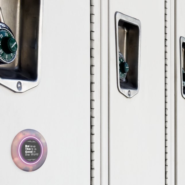Íman Magneto de Mensagem de Toque de Luz na Nuvem Rosa (In Situ (Locker))