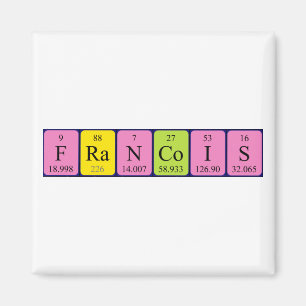 Íman Magneto de mesa periódica Francois