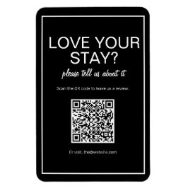 Íman Magneto de revisão do código QR digital preto mode