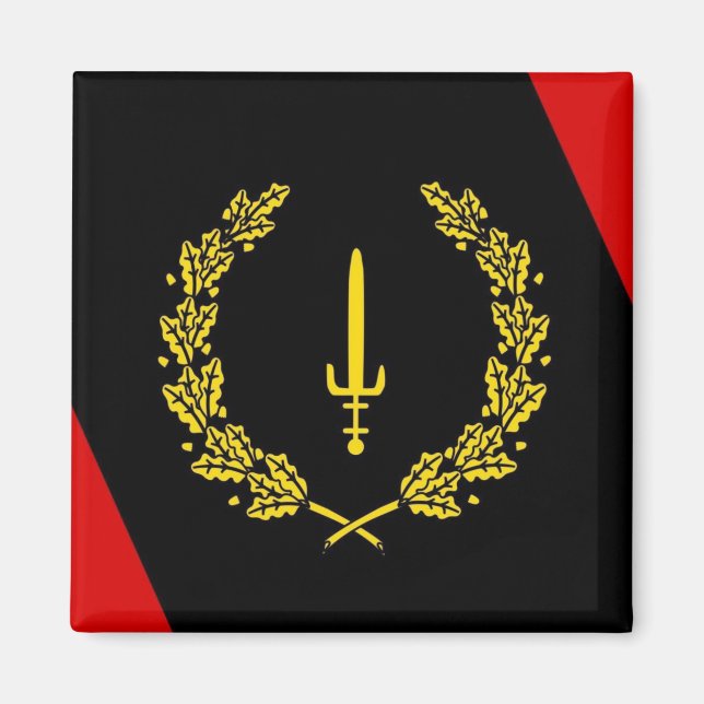 Íman Magneto de Sinalizador do Patrimônio Negro America (Frente)