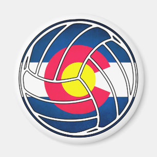 Íman Magneto de voleibol de bandeira do Colorado