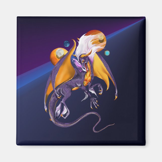 Íman Magneto do Dragão lavanda (Frente)