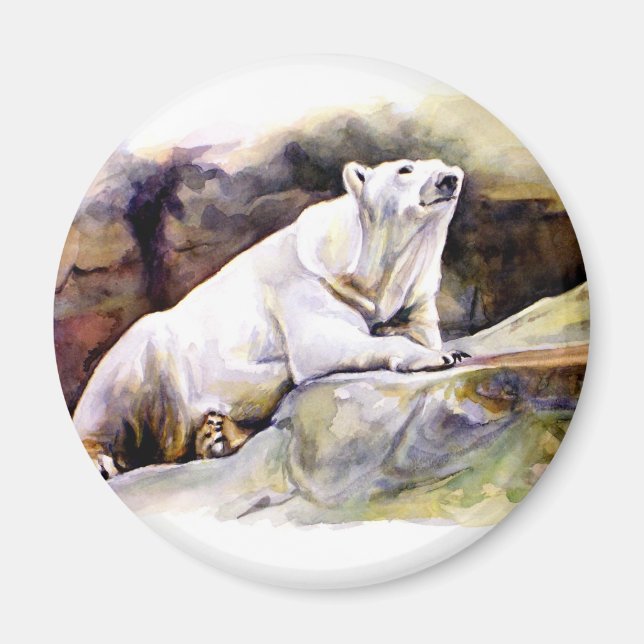 Íman Magneto do Urso Polar em Repouso (Frente)