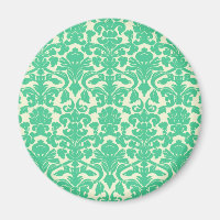 Magneto Floral Verde