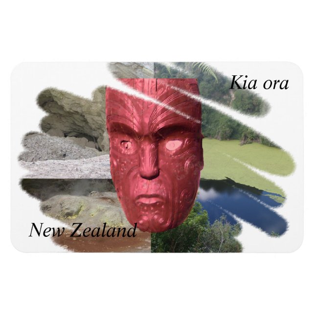 Íman Magneto Kia Ora Nova Zelândia (Horizontal)