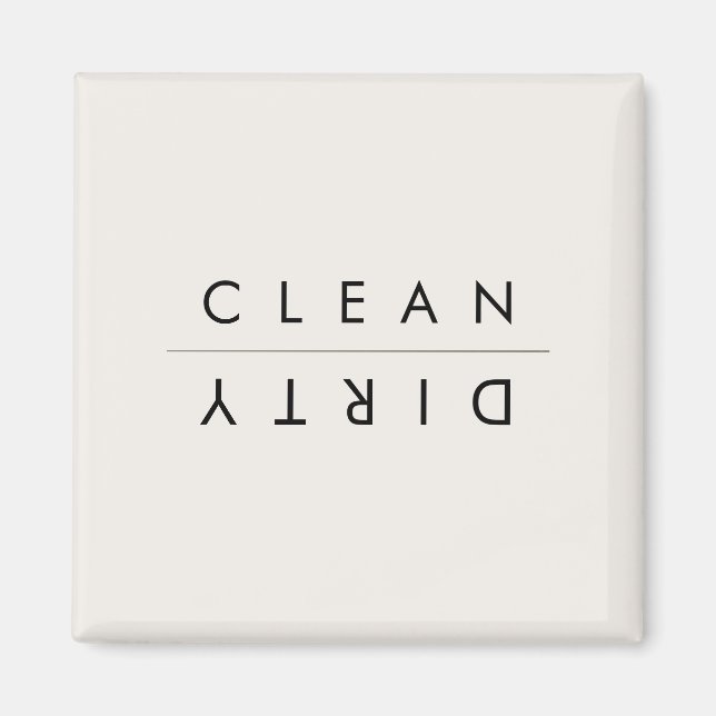 Íman Magneto para máquinas de lavar louça a preto e bra (Frente)