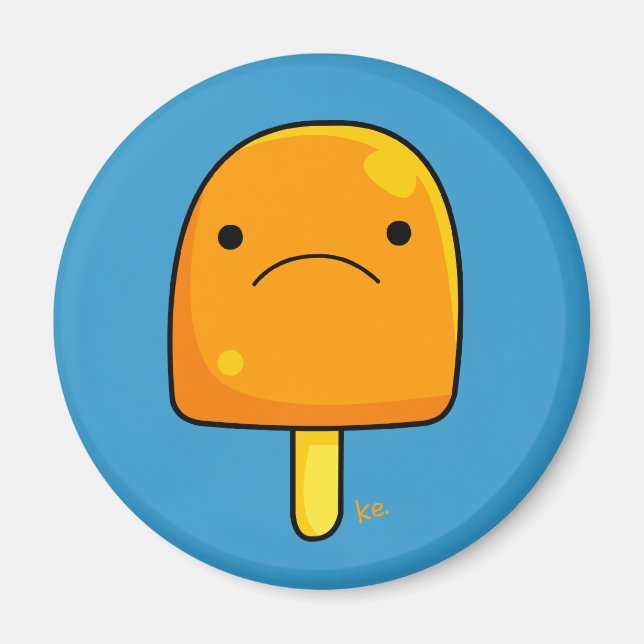 Íman Magneto Pop Laranja (Frente)