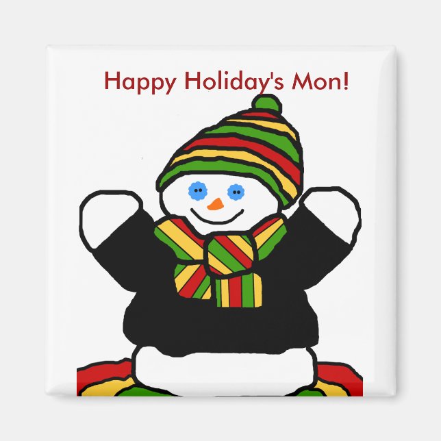 Íman Magneto Reggae Snowman (Frente)