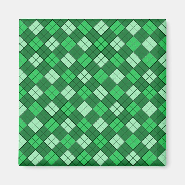 Íman Magneto Xadrez Verde (Frente)