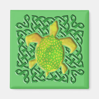 Íman Magnetos Celtic Knot Turtle (Verdes)
