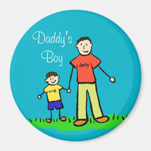 Íman Magnetos de arte personalizada da família de Pais