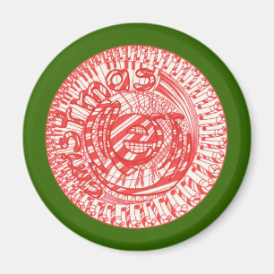 Íman Magnetos de balas de Natal felizes