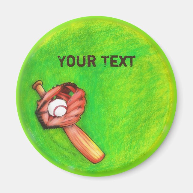 Íman Magnetos de beisebol (Frente)