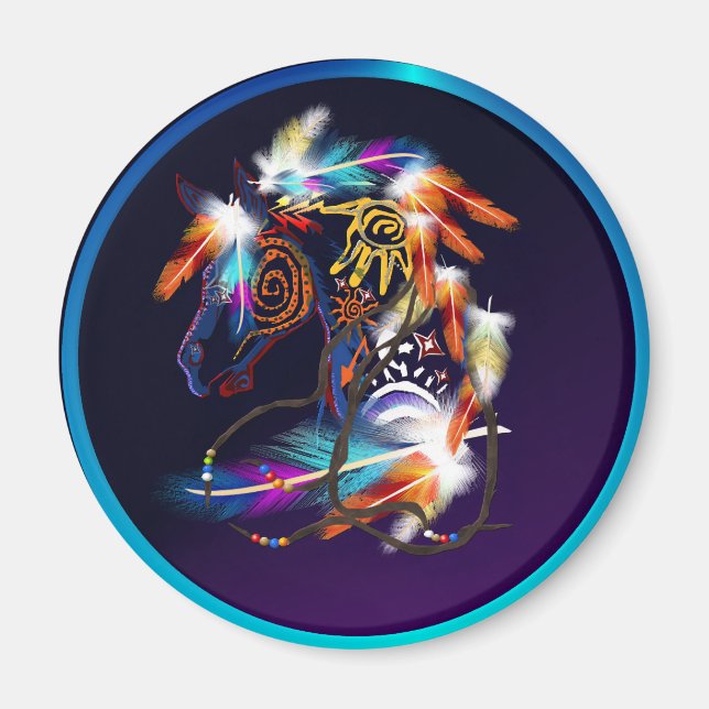 Íman Magnetos de Cavalo Brito (Frente)