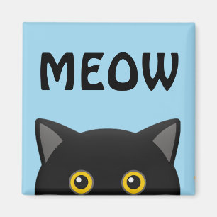 ÍMAN MAGNETOS DE EMERGÊNCIA DE GATO PRETO