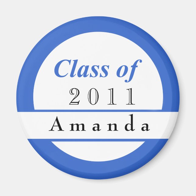 Íman Magnetos de graduação personalizados (Frente)