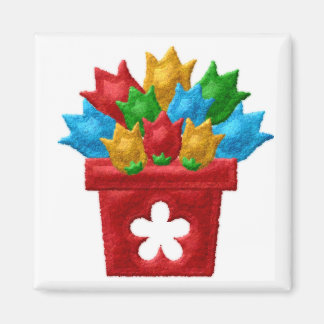 Íman Magnetos de localizador FLOWERPOT, Frigerador