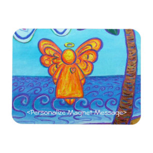 Íman Magnetos de retângulo personalizados da arte de a