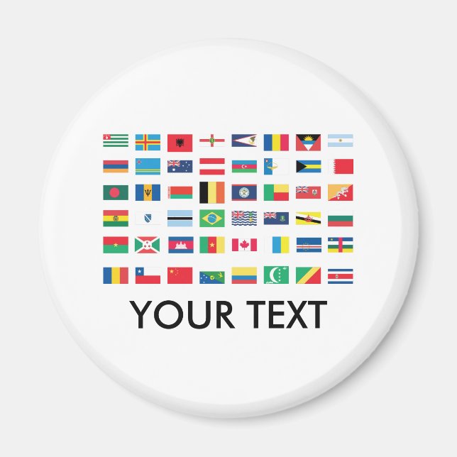 Íman Magnetos de Sinalizador Mundial (Frente)