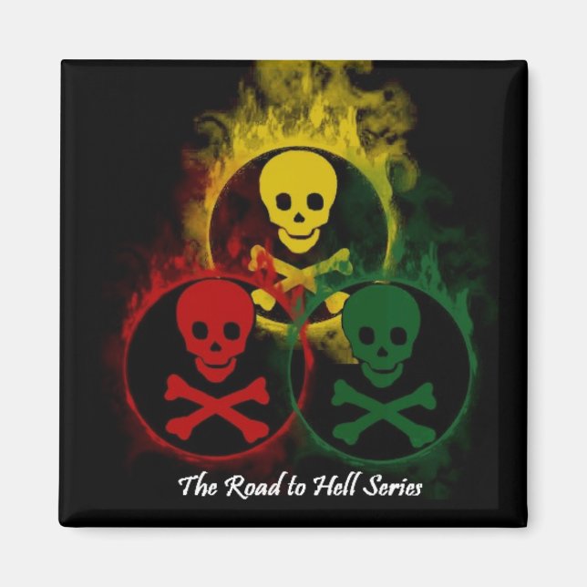 Íman Magnetos de três cores (Frente)