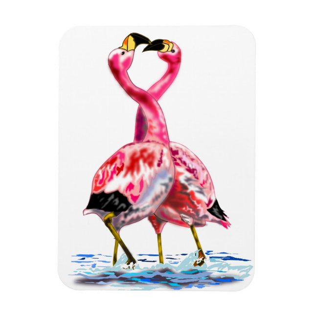 Íman Magnetos Flamingos Rosa (Vertical)