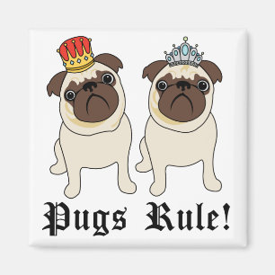 Íman Magnetos King and Queen Pug