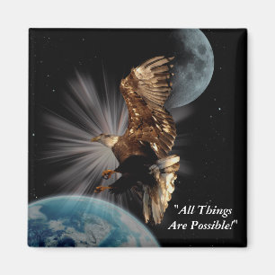 Íman Magnetos Motivacionais Bald Eagle