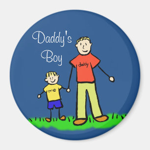 Íman Magnetos Personalizados De Arte Da Família Do pai