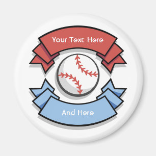 Íman Magnetos personalizados de basebol