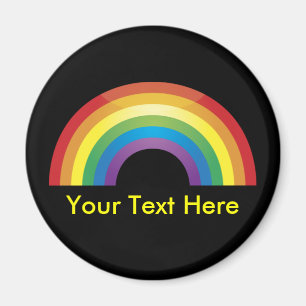 Íman Magnetos personalizados do arco-íris clássico pe